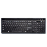 Kensington Slim Type Wired Keyboard (K72357USA),Black