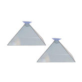 3D Hologram Pyramid Display Projector Video Stand Portable For Smart Mobile Phone