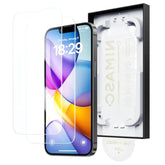 For Iphone 16E/13 Pro/13/14 Screen Protector, 2 Pack Hd Clear Tempered Glass Screen Protector For Iphone 16Ewith Bubble-And-Dust-Free Box, Instant Installation (6.1 Inches)