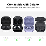 Silicone Case Compatible For Samsung Galaxy Buds 2 Pro/Galaxy Buds2/ Galaxy Buds Pro 2/ Galaxy Buds Live/Galaxy Buds Fe Case (Black)