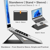 Smatree MobileBase Laptop Shoulder Case with Stand for 15.6-16 inch ASUS L510/P1512/M515/F515/ProArt P16, for ROG Zephyrus G16/M16/G15, for Chromebook Flip CM5/CX5, for ROG Flow X16 2023/2022 (A485S)