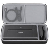 Portable Case Compatible With Canon Pixma Tr160 / Tr150 / Ip110 Wireless Mobile Printer, Storage Hard Bag For Accessories (Black)