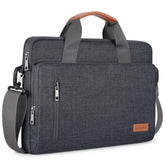 Laptop Bag 14 Inch Computer Shoulder Case Sleeve Briefcase For Macbook Air 15 M4 M3 M2/15 Surface Laptop 7 6 5/Lenovo Flex 14/14" Hp Elitebook 840 G5/14 Yoga Slim 7I Pro X/Dell,Black