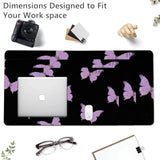 Cow Sunflowers Large Mouse Pad, Pu Leather Desk Protector, Non-Slip Computer Writing Mat, Gaming Keyboard Mouse Pad, Office Accessories