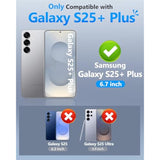 Samsung Galaxy S25+ Plus Wallet Case, RFID Blocking, Card Holder, Military Protection