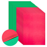 100Pcs Christmas Cardstock Thick Paper, 70 Lb A4 Red Green Holiday Cardstock Paper, Medium Thick Printable Card Stock For Xmas New Year Card Making, Arts&Crafts, Invitations, Greeting Cards