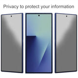 3 Pack Privacy Front Matte Screen Protector For Samsung Galaxy Z Fold 7 Anti-Spy Anti Glare Outer Soft Film
