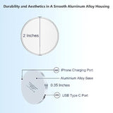 Magnetic Induction Wireless Charger,Portable Qi Fast Travel Charger Pad For Apple Magsafe Devices And Iphone 12 13 14 15 Pro Max Mini Se Xr Xs X,Samsung Galaxy S24 S23 S22 S21 S20 Plus Ultra,16