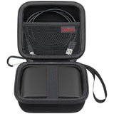 Carrying Case For Tp-Link Ultra-Portable Wi-Fi 6 Ax1500 Tl-Wr1502X/ Ax3000 Tl-Wr3002X Travel Router, Wireless Hotspot Router Storage Holder,Extra Mesh Pocket Fits Power Adapter Cable,Champagne