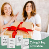 40 Pcs Thank You Gift Bags Bulk For Employee Associate Appreciation Gift Customer Coworker Staff Team Thank You For Being Awesome With Handles(Appreciation,White)