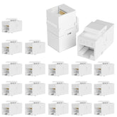 Rj45 Coupler, 20 Pack Ethernet Coupler, Rj45 Keystone Jack Cat6 Coupler Female