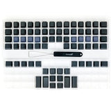 Advantage360 Blank Keycap Set - Pbt Plastic | 76 Key Set | Logo Keycap Puller
