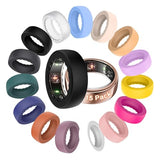 15 Pack Ultra-Thin Ring Cover Compatible with Oura Ring Gen 4/4 Ceramic,Gen 3 Horizon/Heritage, Anti-Scratch Elastic Silicone Smart Ring Protector