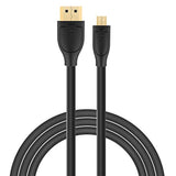 Micro Hdmi To Hdmi Cable 3Ft, Hdmi To Micro Hdmi 3 Feet Support 3D 4K 60Hz Ult