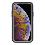 OtterBox DEFENDER SERIES SCREENLESS Case Case for iPhone Xs & iPhone X - Retail Packaging - DARK LAKE (CHINCHILLA/DRESS BLUES)