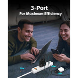 100W Usb C Charger, Gan Type C Fast Wall Charger For Macbook Pro/Air, Google P