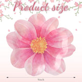 50 Pcs Flower Shape Paper Plates Floral Party Decorations Floral Disposable Party Plates For Baby Shower Wedding Birthday Summer Dinner Party Tableware Supplies Decoration