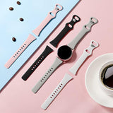 Galaxy Watch 7/6/5/4 20mm Slim Silicone Bands Multi-Color for Women Small