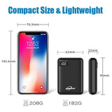Pocket Size Battery Pack For Heated Vest, 5V 2.4A Heated Jacket Power Bank, 10000Mah Led Display Usb C Rechargeable Portable Charger For Iphone, Android Etc.
