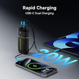 Portable Charger 10000mAh Mini Power Bank USB C in&out Fast Charging Battery Pack Compact External Phone Powerbank Compatible with iPhone 16 15 14 13
