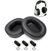 Dc One-X Ear Pads Cushion Compatible With David Clark Dc One-X Xa Xh Xp Aviation Headsets Including Soft Leatherette Ear Seals, 3 Mic Muffs