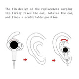Large Earbud Tips 3 Pairs Soft And Comfortable Silicone Earbud Tips Noise Isolation Tips White Earbud Replacement Tips Compatible With Bose Soundsport Freestyle /Ie2 /Ie3 Earphones