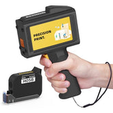 Handheld Inkjet Printer 0.5 Inches Print Height Weighs Only 390G For Batch Code Date Lot Number Print On Plastic Carton Wood Metal Glass Aluminum With 42Ml Fast Dry Ink (Black)