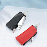 2Pcs Flash Drive Case Usb Storage Case Usb Flash Drive Pu Leather Case Usb Protective Case Small Key Case To Protect Your Usb Flash Drive Or Keys
