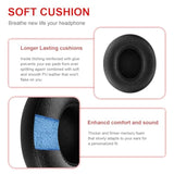 Solo 3 Replacement Ear Pads Compatible With Beats Solo 2 & Solo 3 Wireless On-Ear Headphones, Memory Foam Ear Cushions, Black