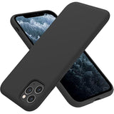 Compatible With Iphone 11 Pro Max Case,Ultra Slim Fit Iphone Case Liquid Silicone Gel Cover With Full Body Protection Anti-Scratch Shockproof Case (Black)