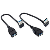 Male To Female Extension Cable - 2Pack Usb 3.0 Male To Female Adapter 7.9Inche