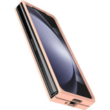 Peach and Clear OtterBox Galaxy Z Fold5 Thin Flex Series Phone Case