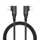 Right Angle Usb C To Usb C Cable 1M/3Ft, 90 Degree 60W Pd Type C Fast Charging