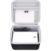 Hard Storage Case For Munbyn Bluetooth Thermal Label Printer - Travel Case For Jade/Pedoolo/Knaon/Nelkoglobal/Nelko Label Printer(Box For Sale) (Black & Gray)