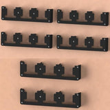 Dewalt 20V Battery Rack, 3 Slot Mount Holder, Garage Tool Wall Display Hook (1, Black)