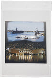 3dRose fl_107070_1 USS Abraham Lincoln, USS Arizona Memorial Day and Night Pearl Harbor Garden Flag, 12 by 18-Inch