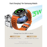 Magnetic Wireless Charging Station For Samsung, 3-In-1 Fast Charger For Galaxy S25/S24/S23/Z Fold7/Z Flip 7/S22, Galaxy Watch 8/8 Classic/Ultra/7/6/5/4, Galaxy Buds3 Pro, 712Sm (No Adapter)