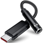 Usb Type C To 3.5Mm Audio Jack Headphone Adapter For Samsung S22 S21 S20 Fe Galaxy Z Flip 3 Fold Note 20 Stereo Dongle Usbc Aux Cable Cord For Ipad Mini Air Pro Oneplus 9 8T Google Pixel 6 5