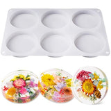 Extra Deep Resin Coaster Molds Silicone, 4 Inches Large 6 Cavity Silicone Molds For Resin, Round Epoxy Coaster Molds For Cups Mats, Diy Craft