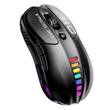 Wireless Bluetooth Mouse, Dual Mode (Bt5.1&2.4Ghz) Rechargeable Led Wireless Mouse, Computer Mice For Laptop/Pc/Mac-Bronze