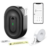 Mini Label Maker Machine With Tape, N12 Portable Bluetooth Label Printer, Thermal Sticker Labeler For Small Business, School, Home, Office(Green)