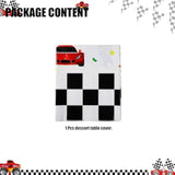 1 Pcs Racing Car Theme Party Plastic Table Cover Boys Birthday Party Decorations Supplies
