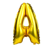 32 Inch Gold Foil Balloons Letter A To Z Number 0 To 9 Party Wedding Birthday Decoration (Letter A)