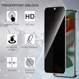 For Google Pixel 9/Pixel 9 Pro Privacy Screen Protector, 9H Hardness Scratch Resistant Tempered Glass, Support Fingerprint Unlock Case Friendly Bubble-Free Screen Film?2 Pack?