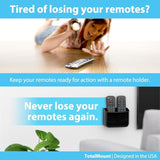 Universal Remote Control Holder Wall or TV Mount Large Black