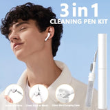 For Airpods Case 1St/2Nd Generation Case Cover,Soft Silicone Full Protective Case With Cleaner Kit And Magnetic Anti-Lost Cord,For Airpods Case With Keychain Front Led Visible, Lavender