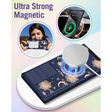 Samsung Galaxy S24 Ultra Phone Case with Ring Stand and Camera Cover, Cute Designed for Women and Girls, Compatible with Magsafe