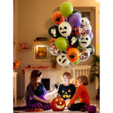 Halloween Balloons 60pcs Black Orange Purple Green Confetti Latex Party Decorations