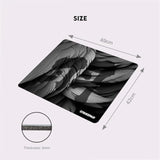 Gaming Mouse Pad And Large Desk Mat, Waterproof Speed Mousepad, Non-Stitched Edges, Transformation Pattern, Durable Mouse Mat For Office And Gaming, Fantech Strikepad (Black, 19.3L*16.6W Inches)