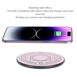 20W Fast Charger, Charger Pad With Breathing Light Effect, Desktop, Powerful Compatibility For Phones, Tablets, Headphones